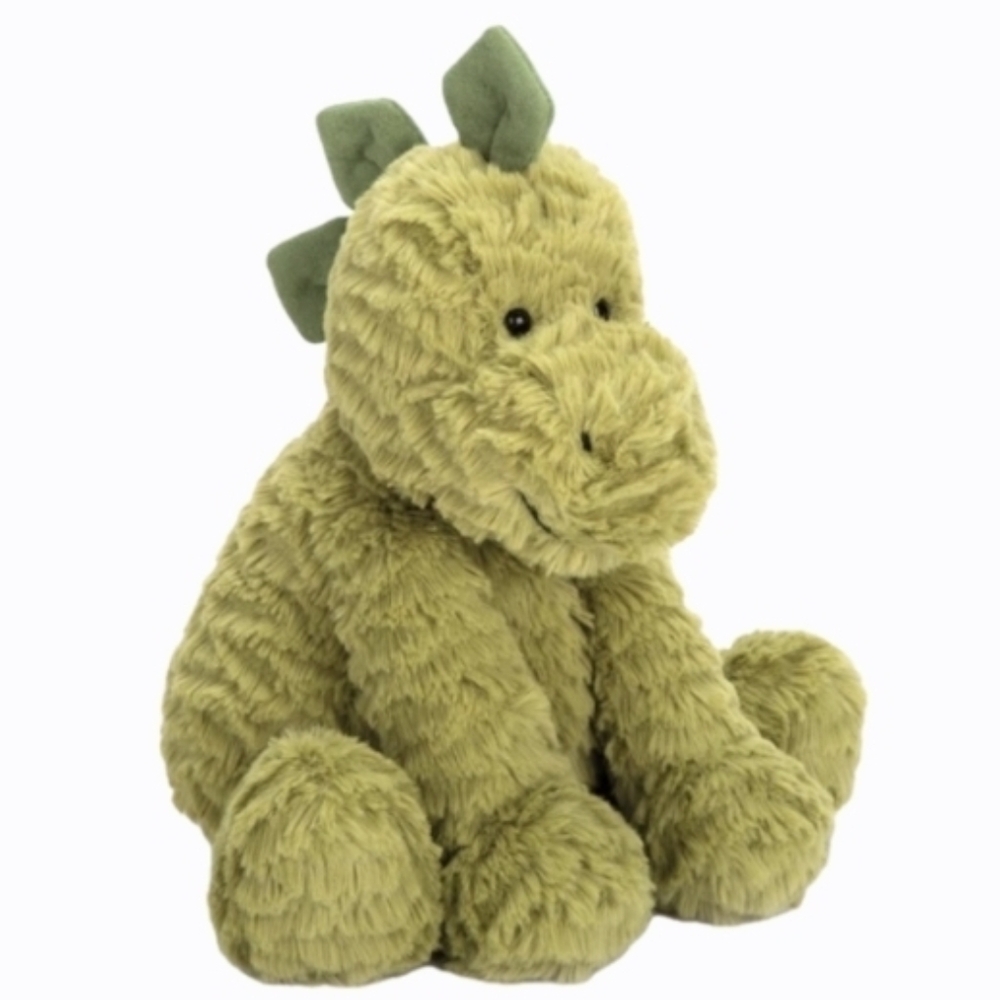 Jellycat Fuddlewuddle Medium Dino 9.1x5.1x3.5" Soft & Plush BNWT Authentic